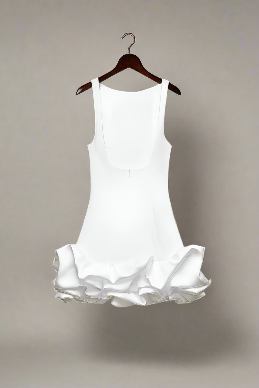 RUFFLE DRESS