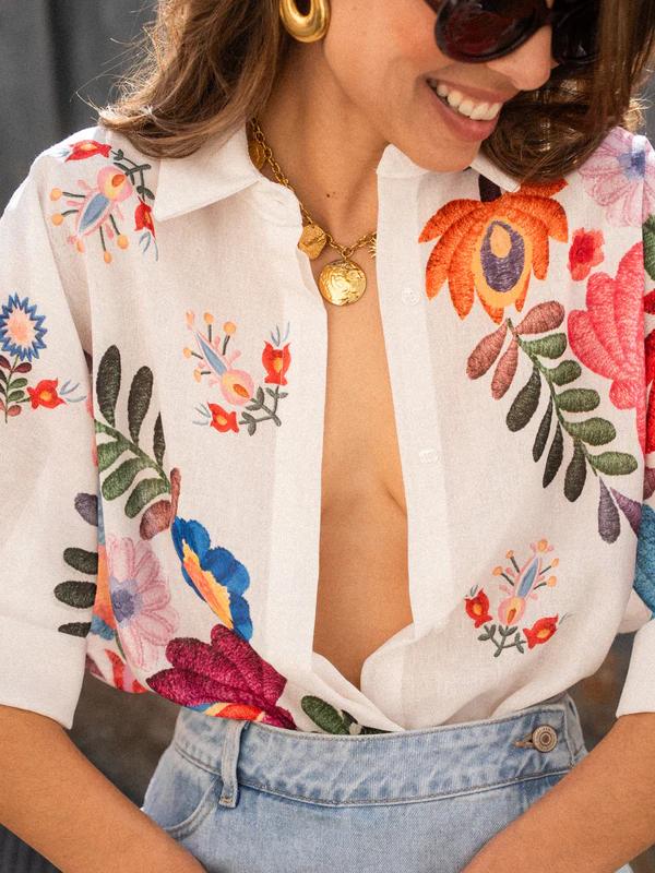 CARLA FLORAL PRINT SHIRT