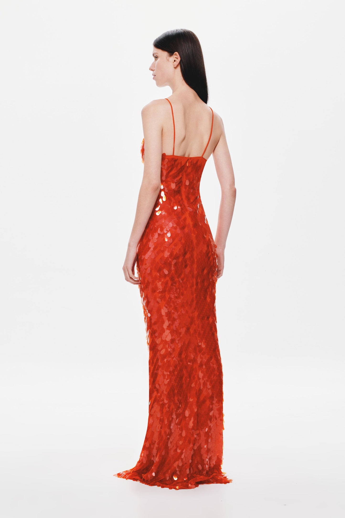 VELVET FLAME DRESS