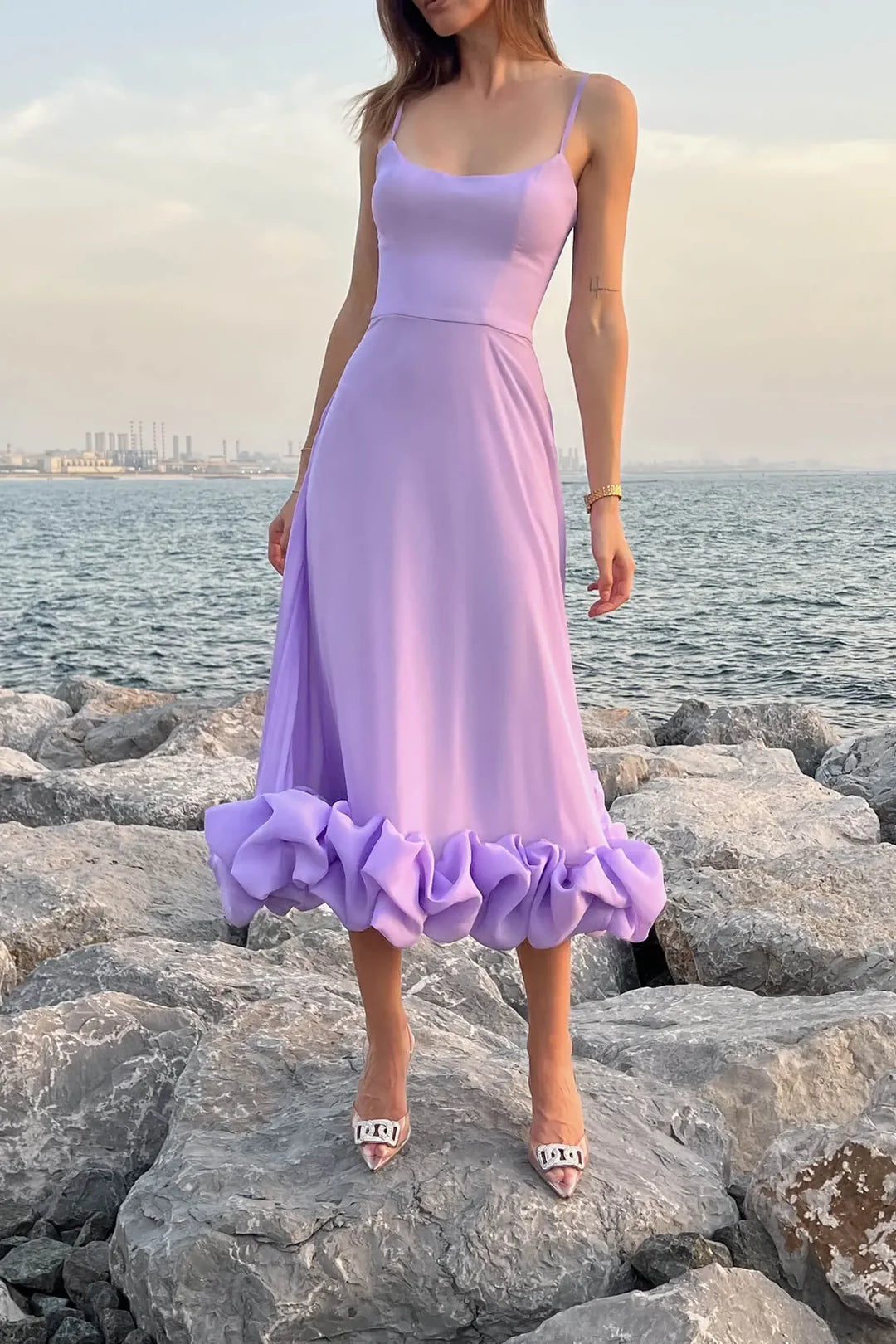 FLOUNCE DRESS