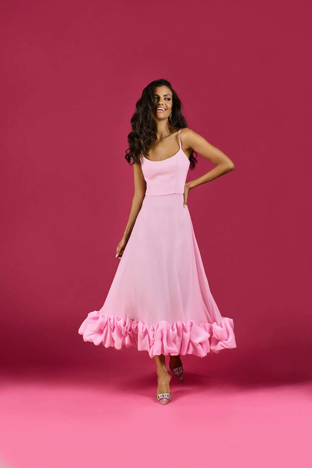 FLOUNCE DRESS