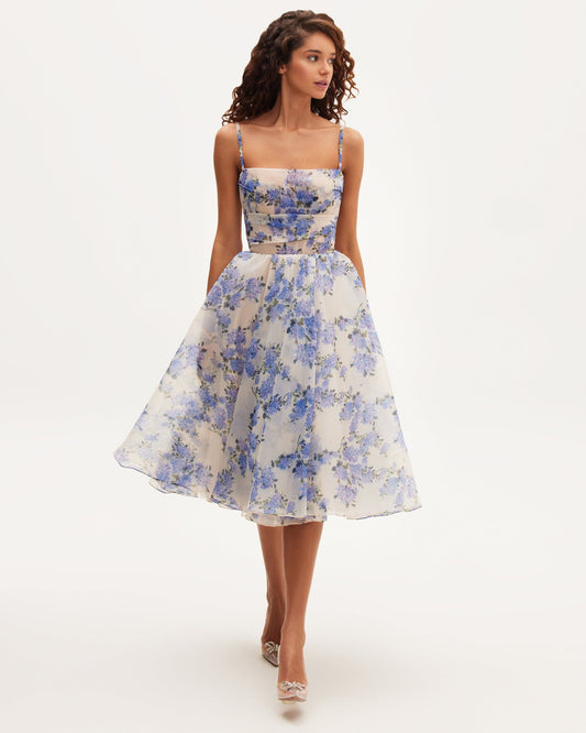 HYDRANGEA MIDI DRESS