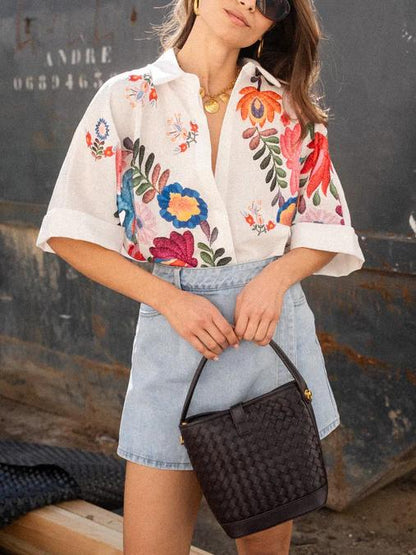 CARLA FLORAL PRINT SHIRT