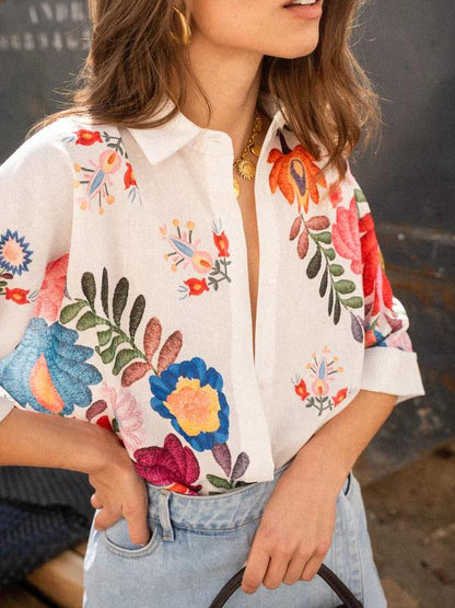 CARLA FLORAL PRINT SHIRT