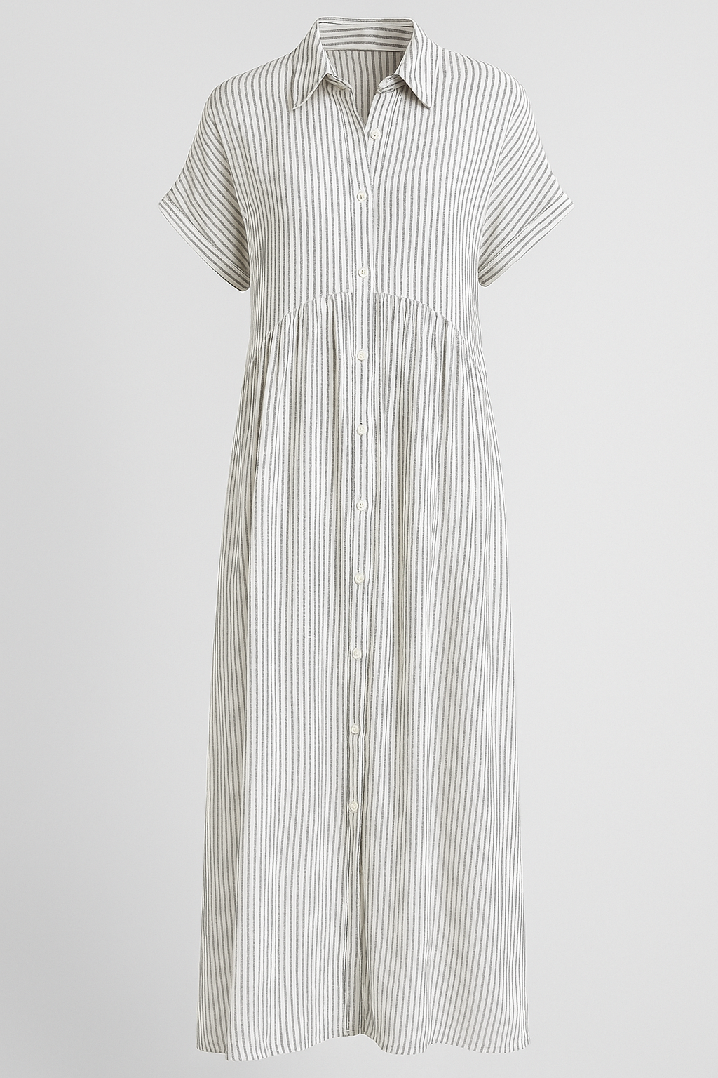 Corrine | Kvinders Elegant Midi Kjole med Lommer