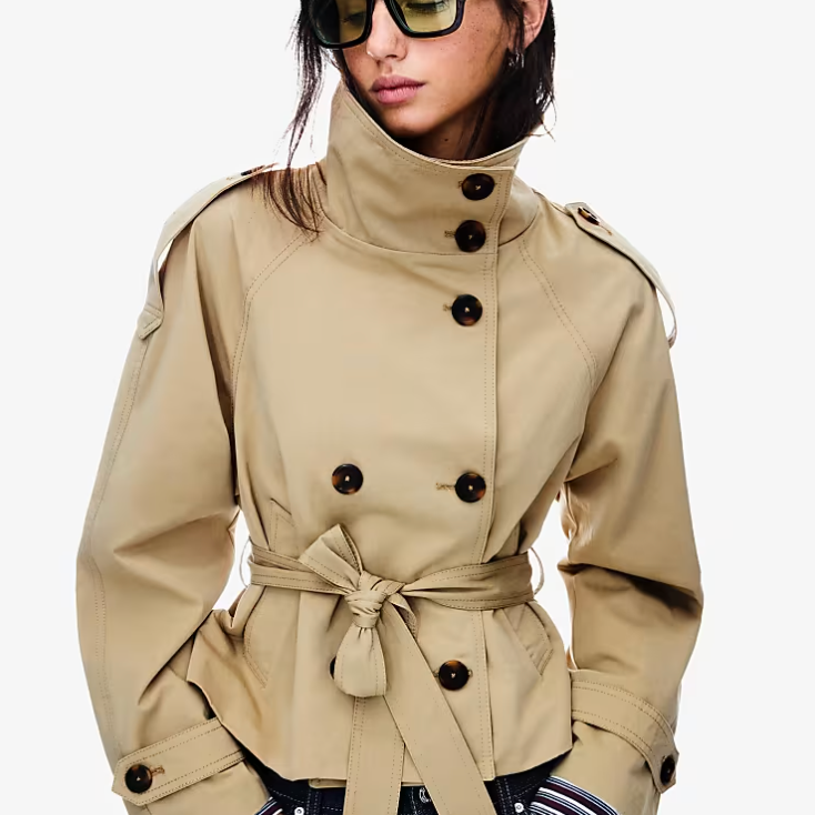 SHORT TRENCHCOAT