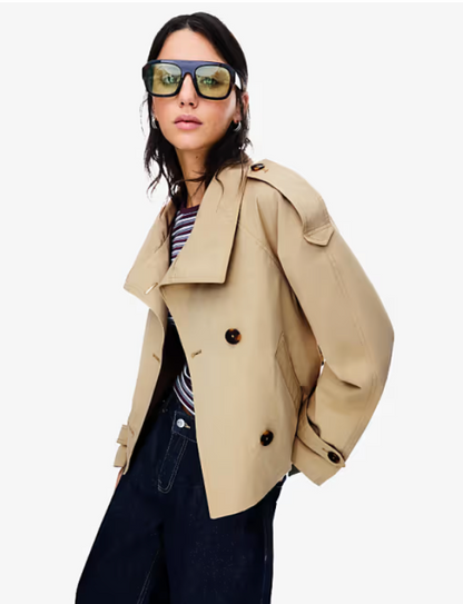 SHORT TRENCHCOAT