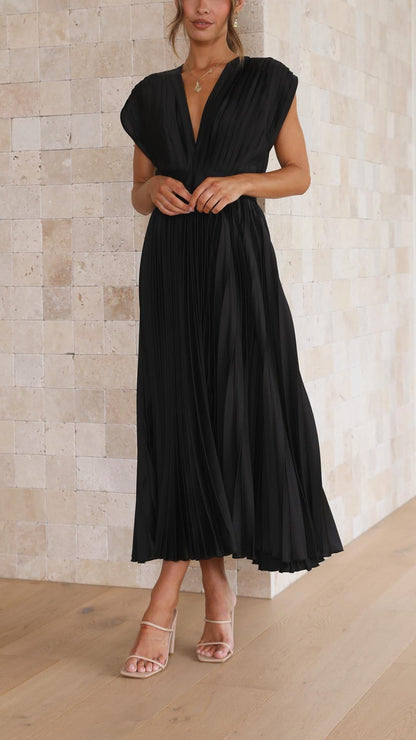 MARIA PLEATED DRESS