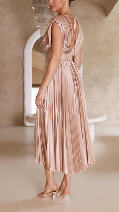 MARIA PLEATED DRESS