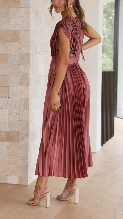 MARIA PLEATED DRESS