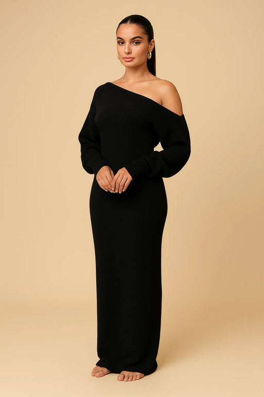 ZAFIRA OFF SHOULDER MAXI DRESS