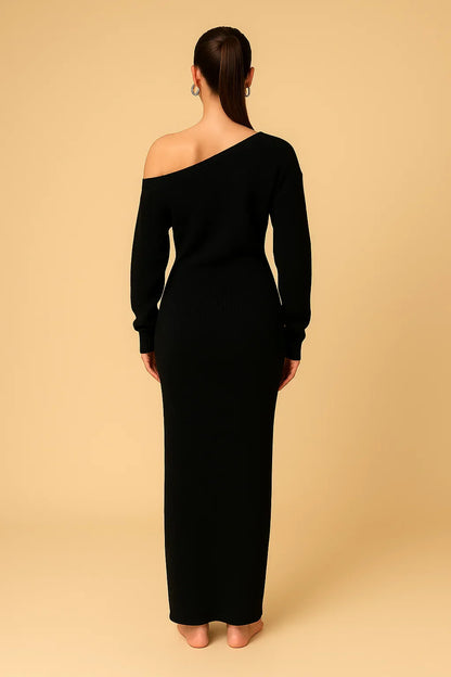 ZAFIRA OFF SHOULDER MAXI DRESS