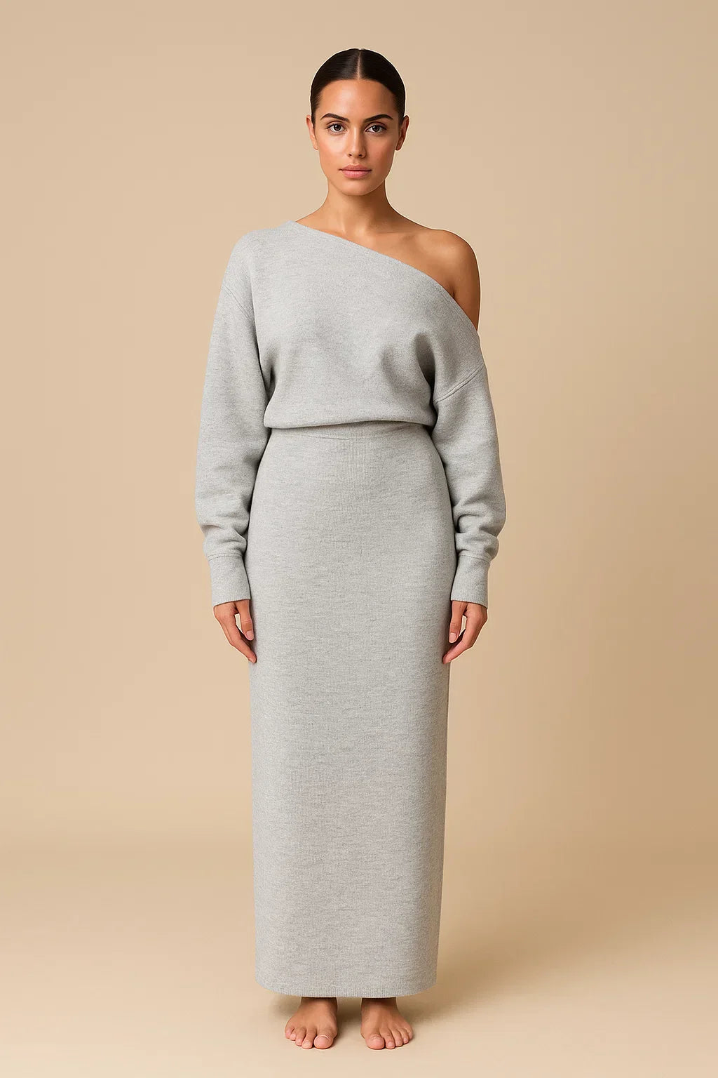 ZAFIRA OFF SHOULDER MAXI DRESS