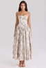 Cream floral print