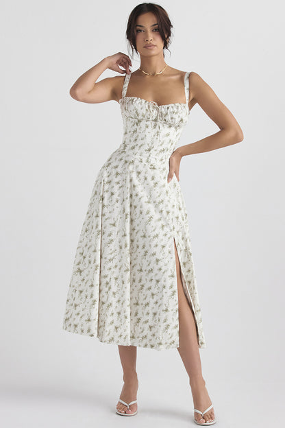 Women's Temperament Pure Color Fashionable High-end Suspender Dress Skirt