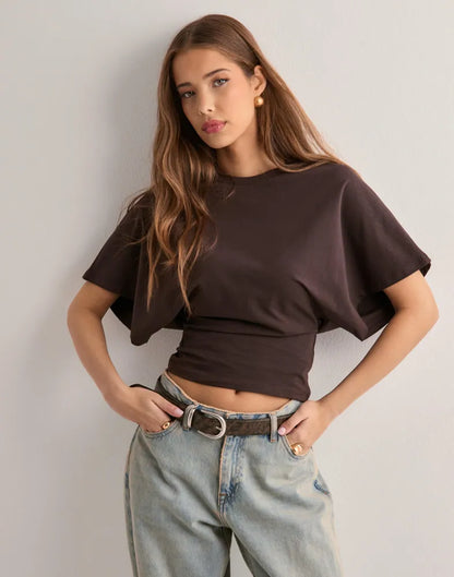 WIDE SLEEVE TOP