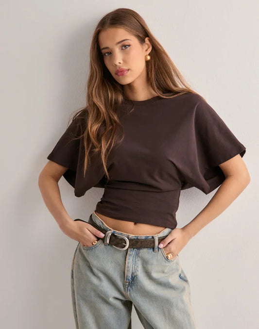WIDE SLEEVE TOP