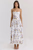 White vintage ribbon print